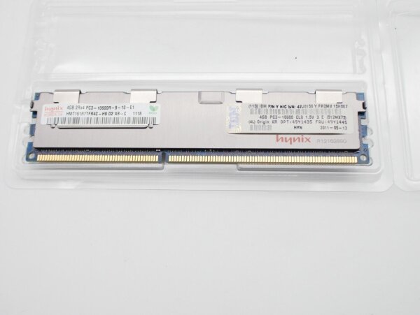 IBM DDR3-RAM 4GB PC3-10600R ECC 2R System x3650 M3 - 49Y1445