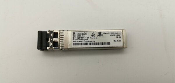 Brocade 57-1000117-01  GBIC-Modul 8Gbit SW FC SFP+ Transceiver