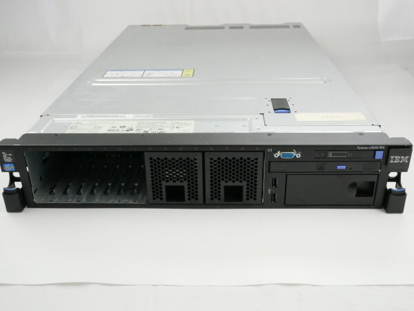 IBM Sytem x3650 M4, 2x Intel Xeon E5 2603, 64GB DDR3 RAM, 8x SAS Backplane